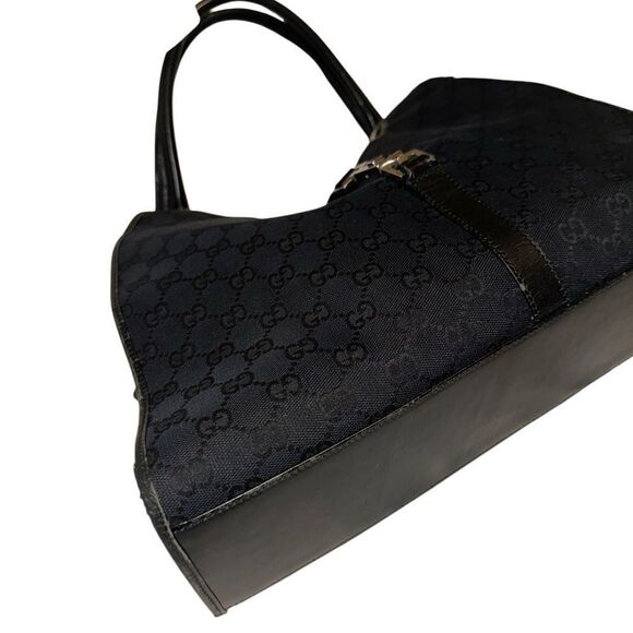 Gucci Black Jackie Bag with Silver-Tone Closure - Picture 4 of 11